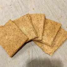 Almond meal crackers