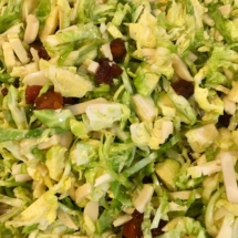 Shaved Brussle Sprouts Salad