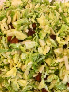 Shaved Brussle Sprouts Salad